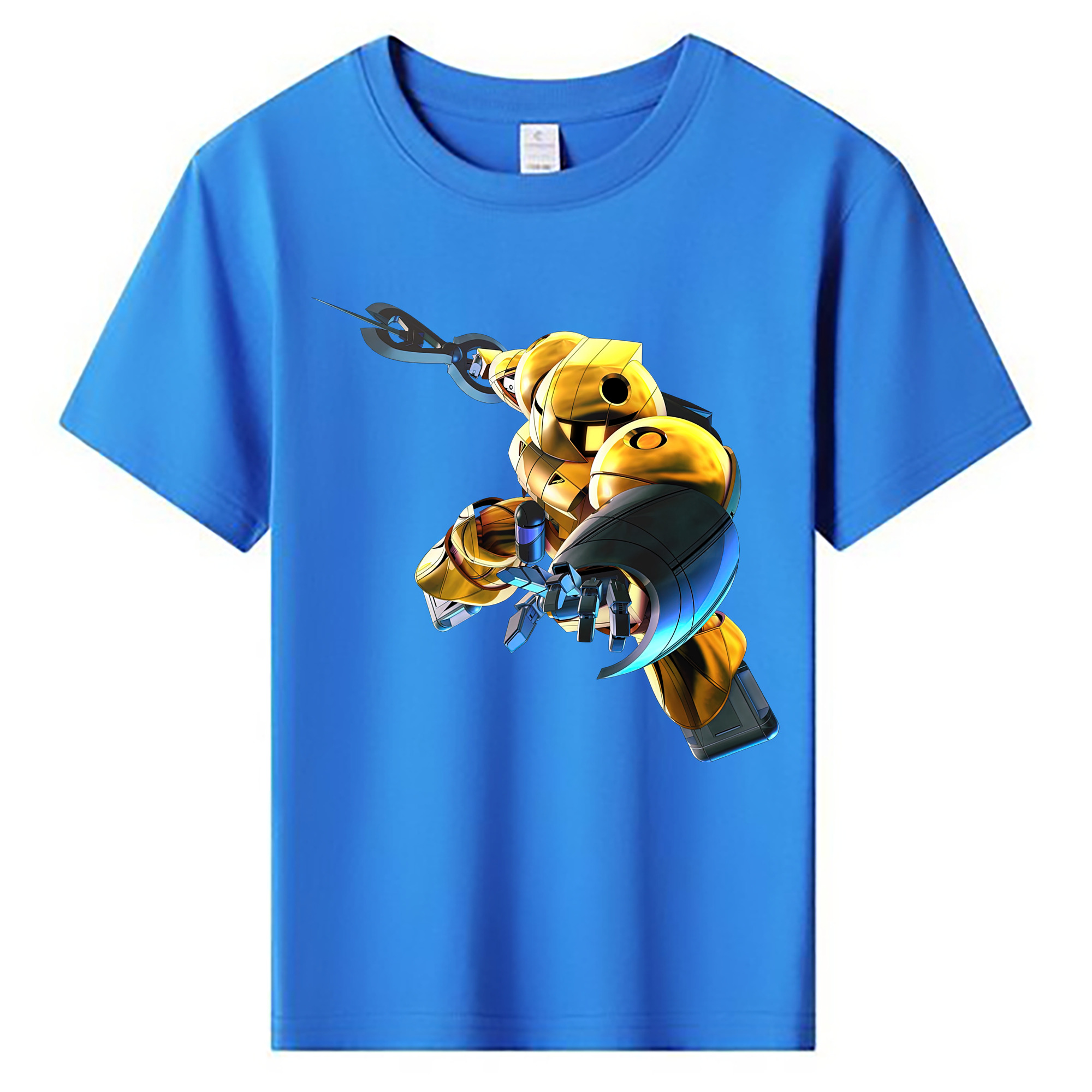 （画像用） 機動戦士ガンダム Mobile Suit Gundam 綿100％キッズTシャツ（フロントプリント）